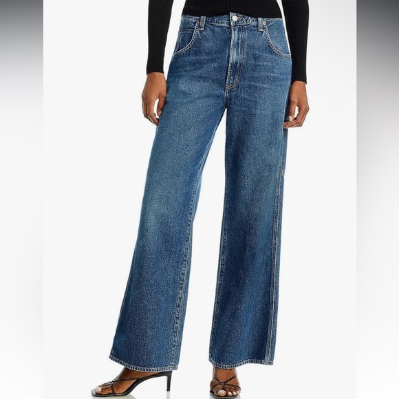 AGolde Magda Denim Carpenter Jeans Size 30 NWT - Picture 1 of 15